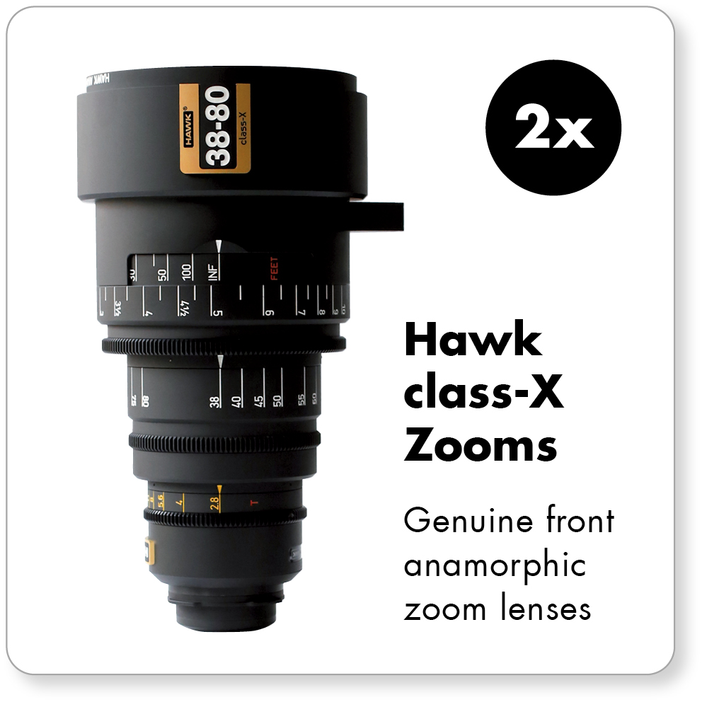 Hawk Anamorphic Lenses 2x Vantage Film