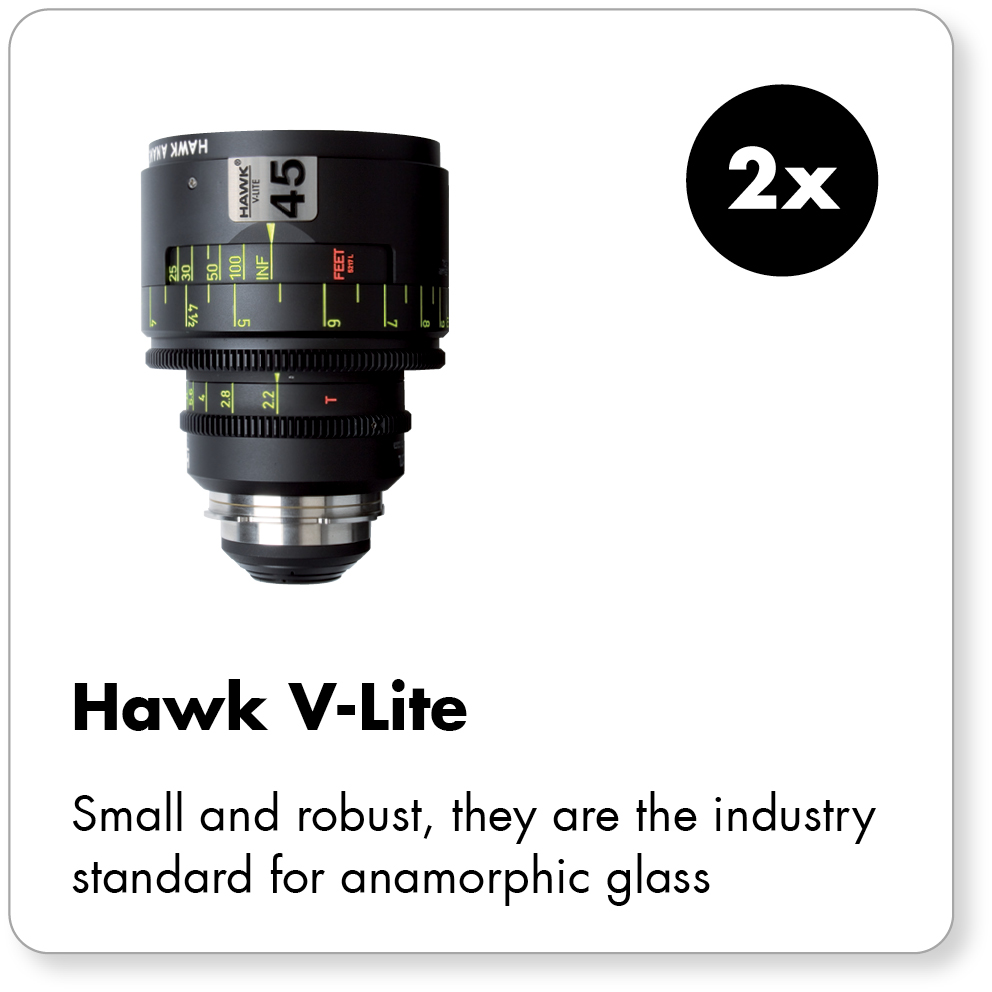 Hawk Anamorphic Lenses 2x Vantage Film