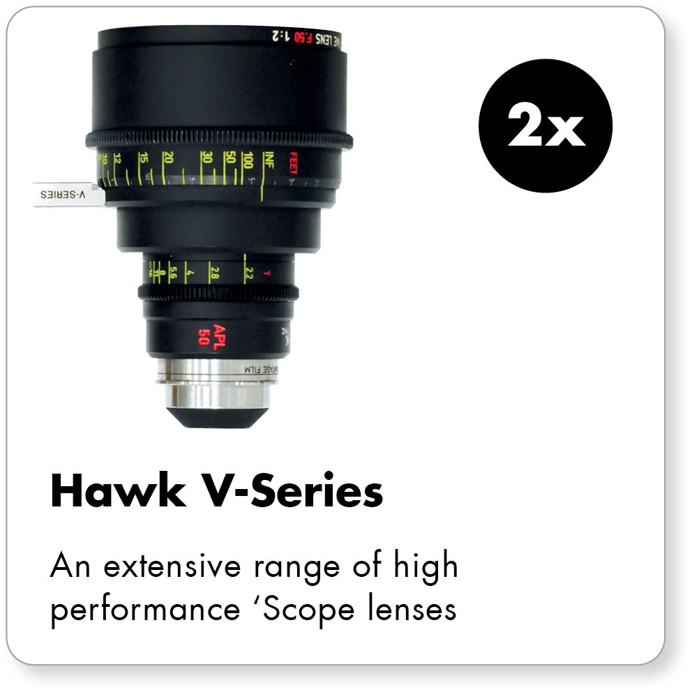 Hawk Anamorphic Lenses 2x Vantage Film